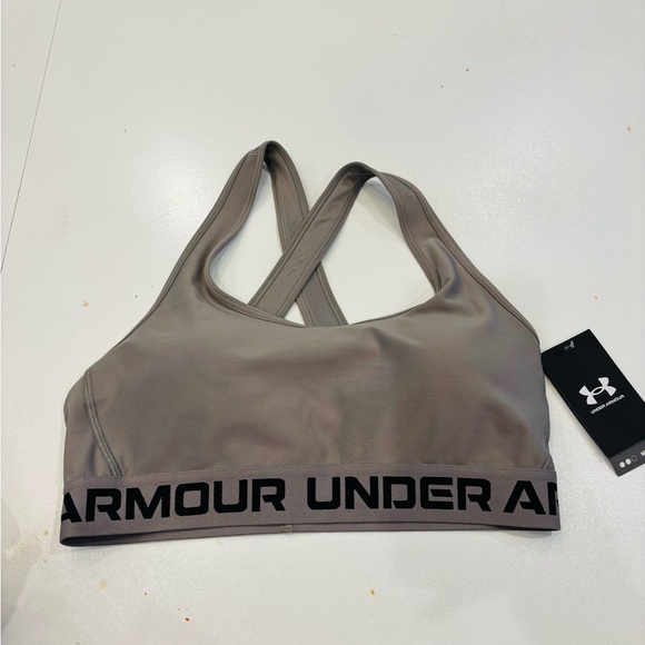 Under Armour Other - Under Armour Women's Taupe Sports Bra size Large New with tag